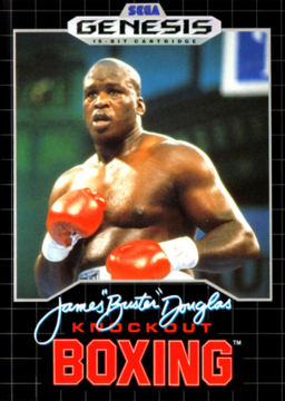 James Buster Douglas Knockout Boxing box art for Sega Mega Drive